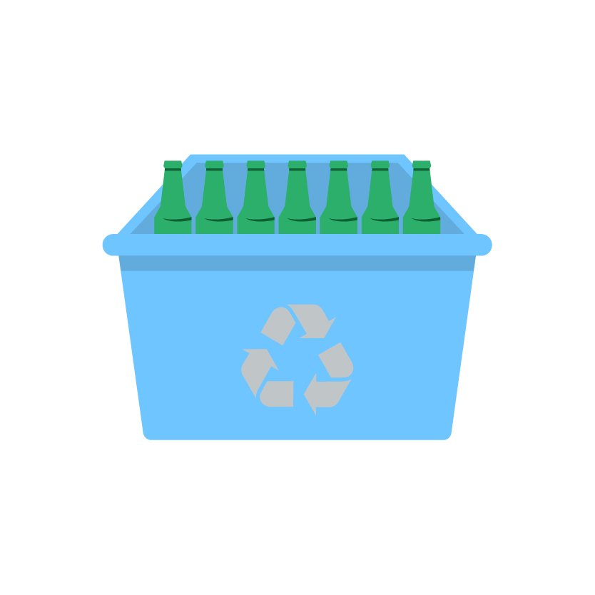 Restaurant Monthly Glass Pickup